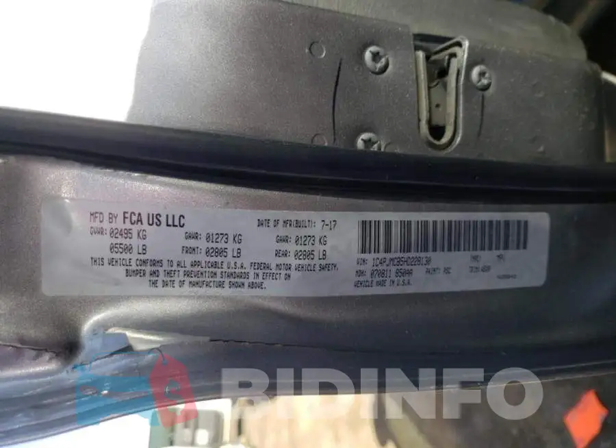 1C4PJMCB5HD228130 Photo# 10