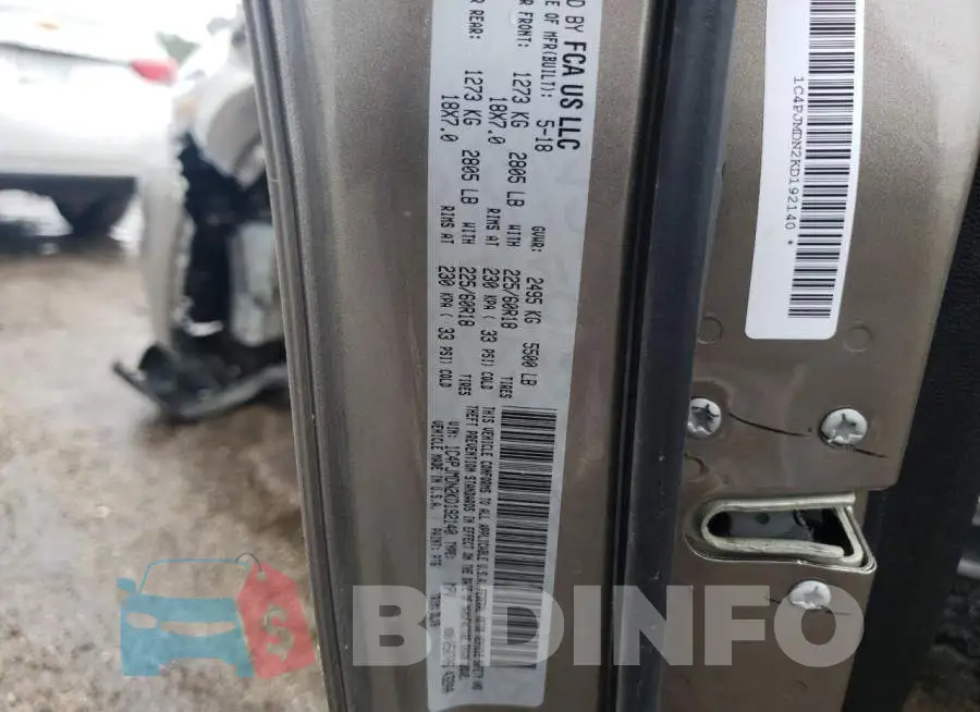 1C4PJMDN2KD192140 Photo# 10