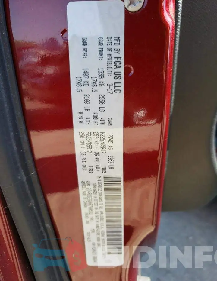 2C4RDGEG0HR700533 Photo# 10