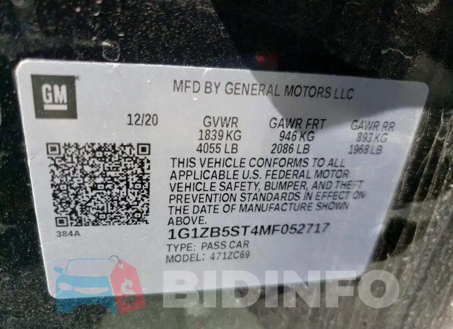 1G1ZB5ST4MF052717 Photo# 10
