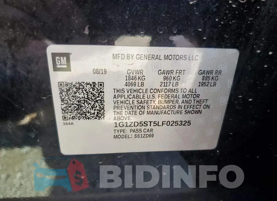 1G1ZD5ST5LF025325 Photo# 10