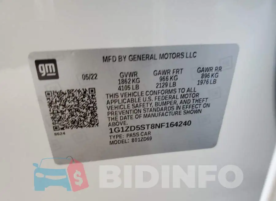 1G1ZD5ST8NF164240 Photo# 10