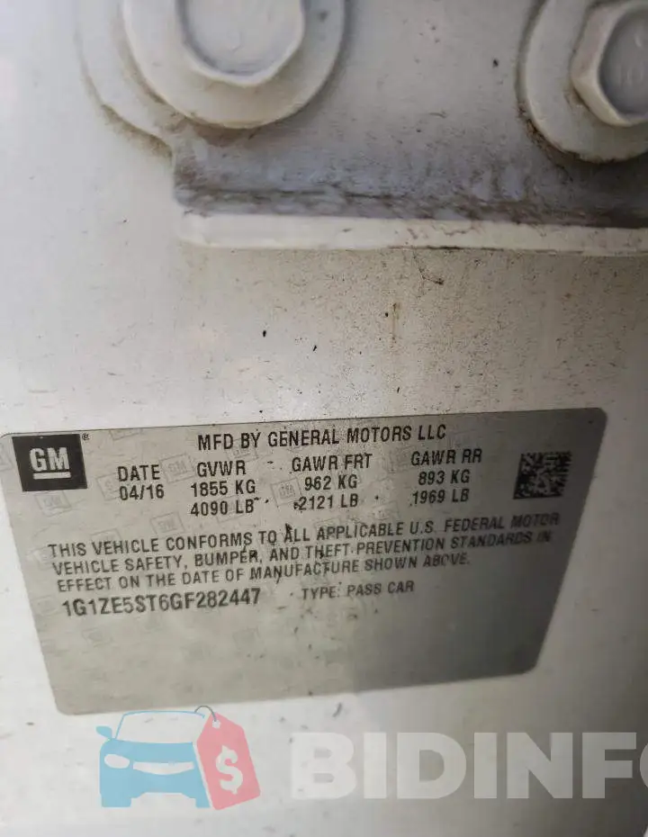 1G1ZE5ST6GF282447 Photo# 10