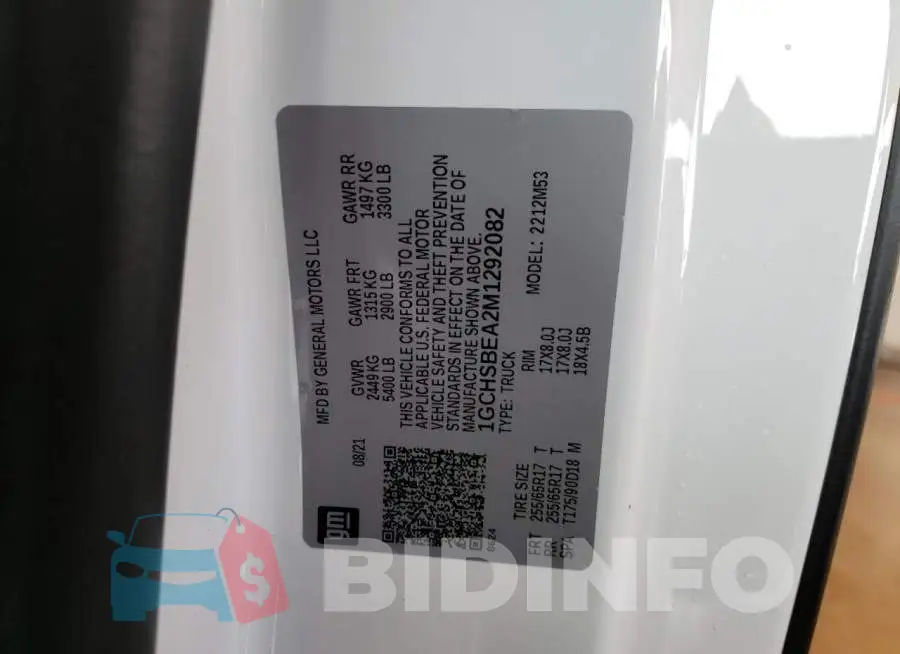 1GCHSBEA2M1292082 Photo# 10