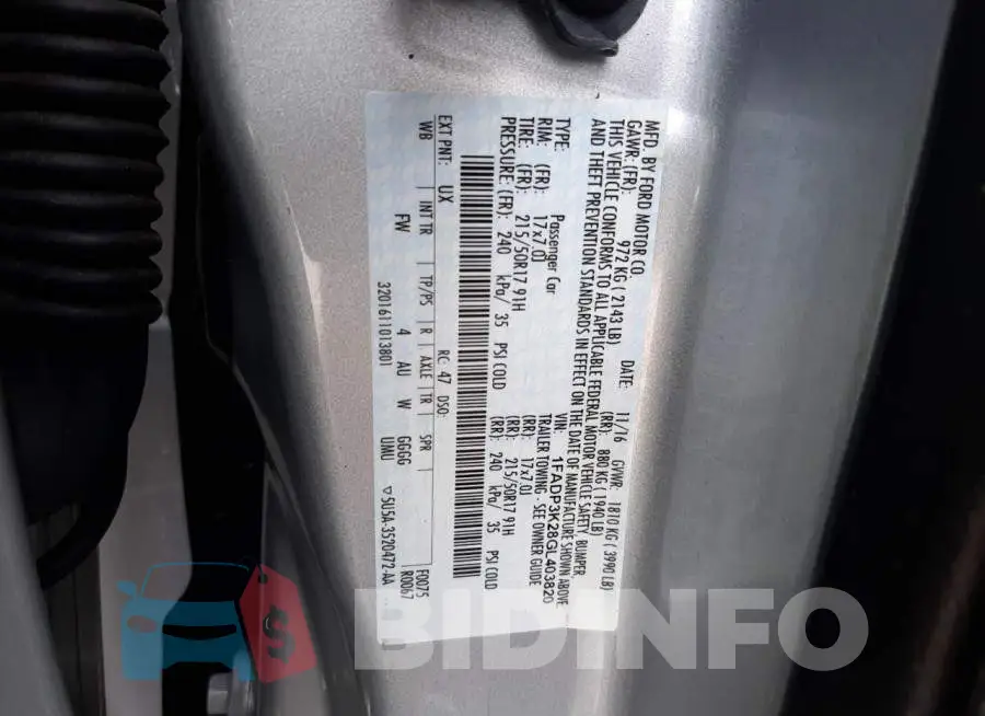 1FADP3K28GL403820 Photo# 10