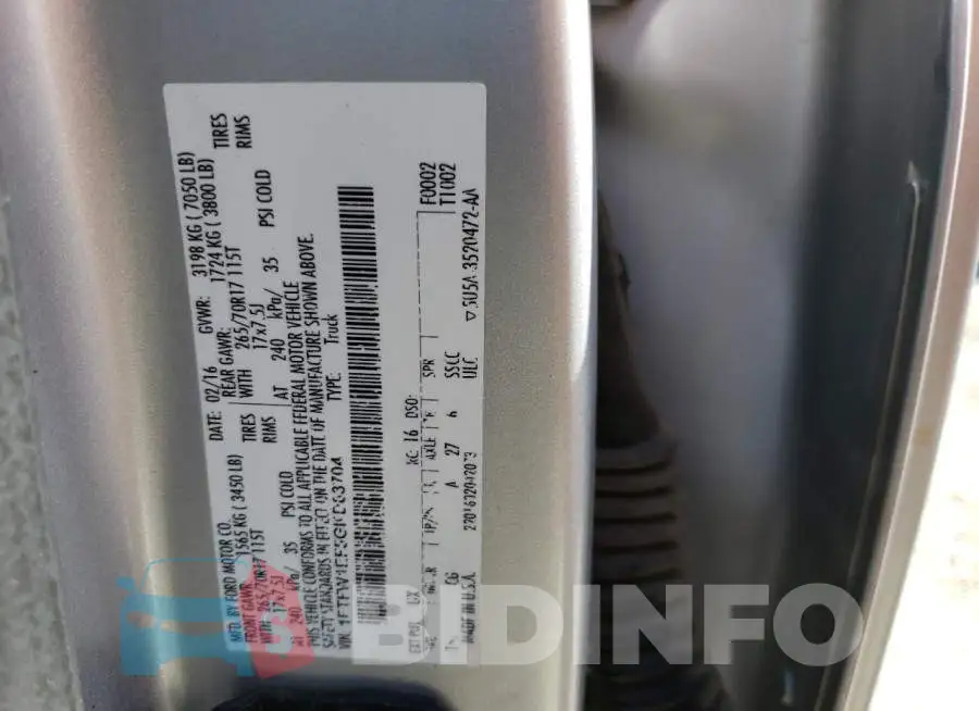1FTFW1EF5GKD83704 Photo# 10