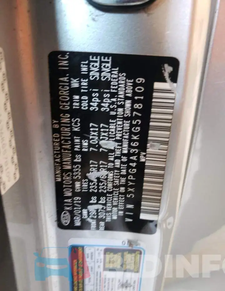 5XYPG4A36KG578109 Photo# 10