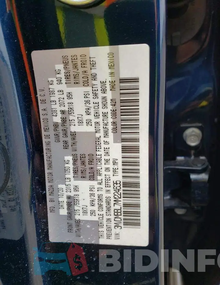 3MVDMBBL7MM224635 Photo# 10