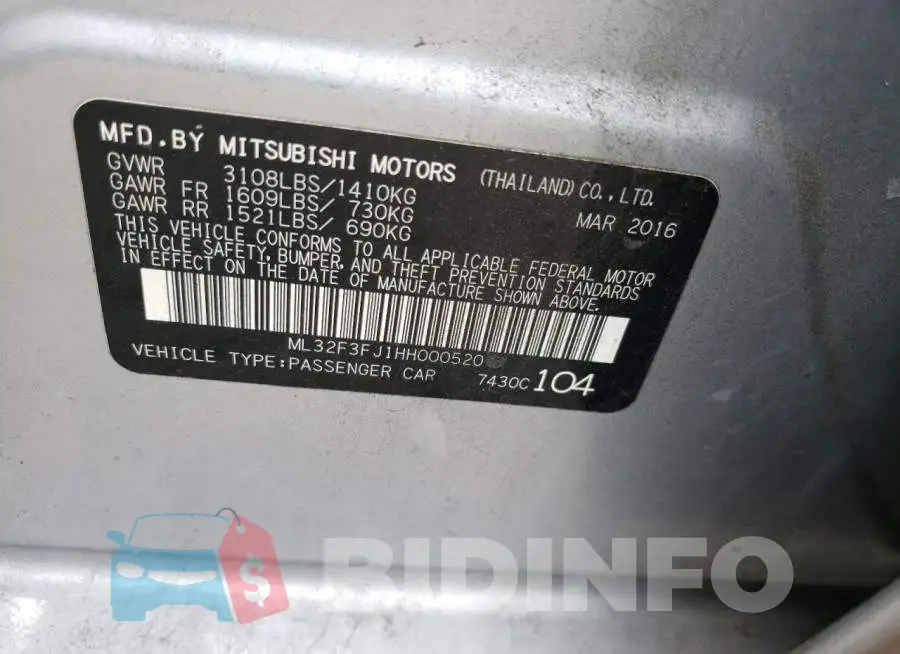 ML32F3FJ1HH000520 Photo# 10