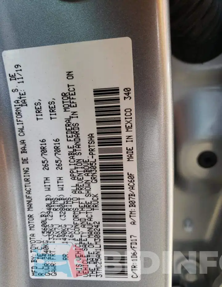 3TMCZ5AN1LM308242 Photo# 10