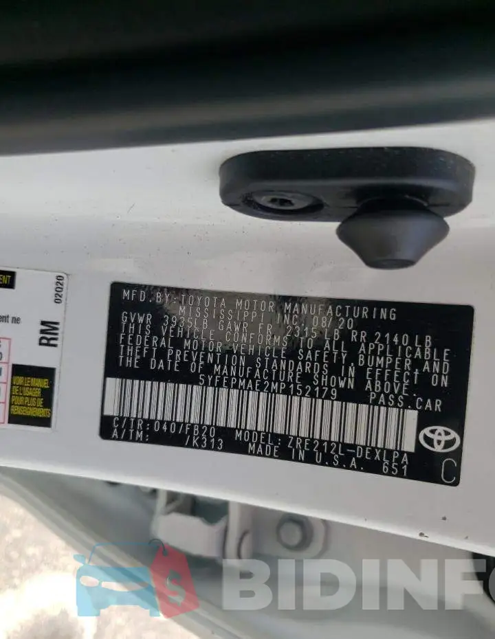 5YFEPMAE2MP152179 Photo# 10