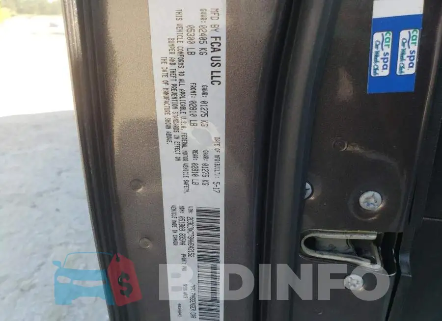 2C3CDXCT9HH643152 Photo# 10