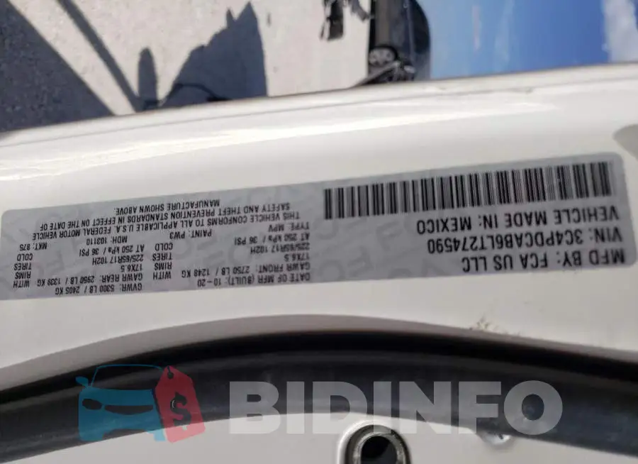 3C4PDCAB6LT274590 Photo# 10