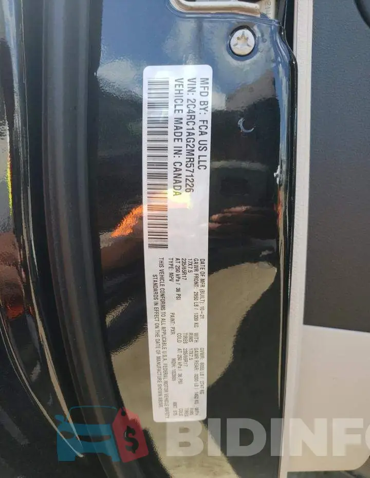 2C4RC1AG2MR571226 Photo# 10
