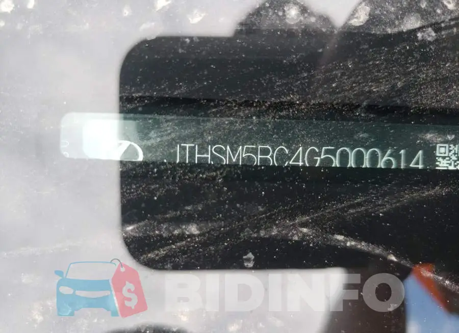 JTHSM5BC4G5000614 Photo# 10