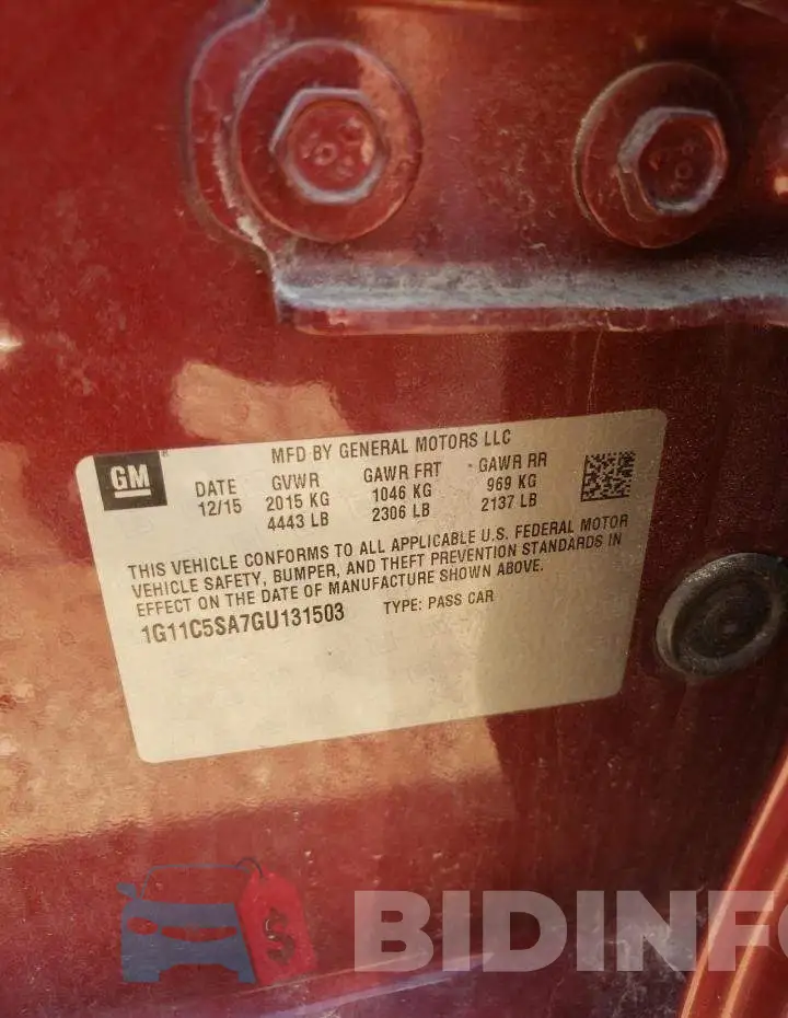 1G11C5SA7GU131503 Photo# 10