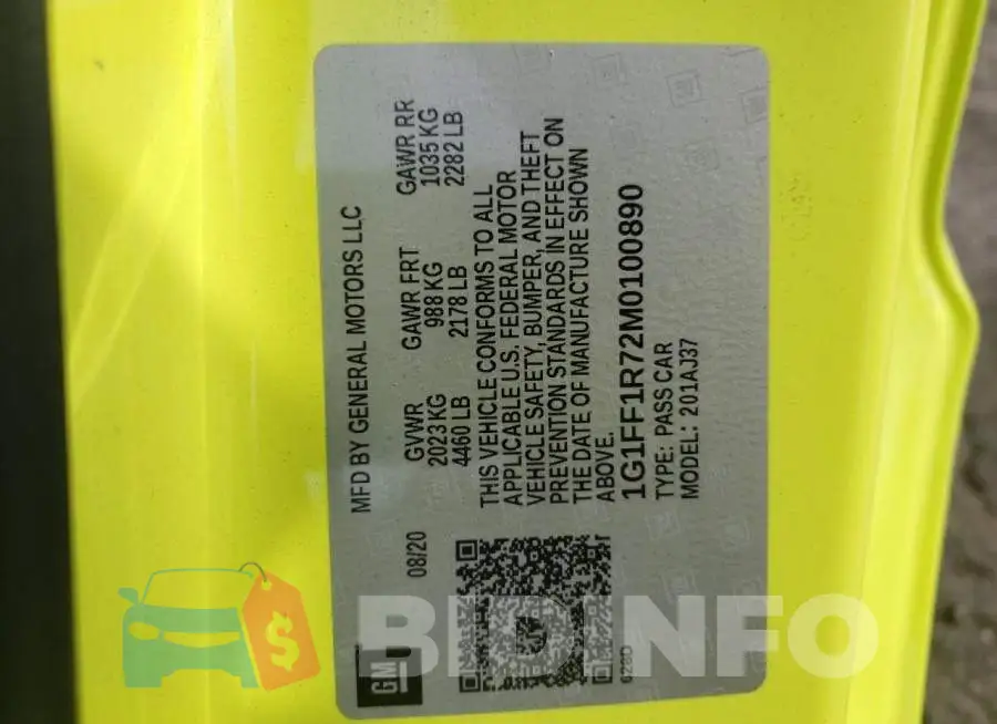 1G1FF1R72M0100890 Photo# 10