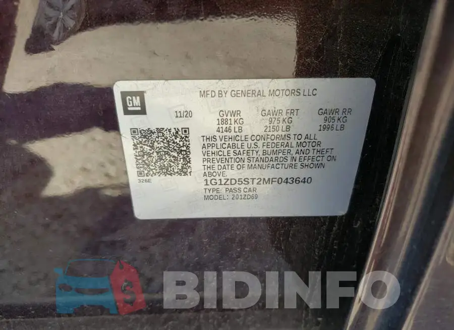 1G1ZD5ST2MF043640 Photo# 10