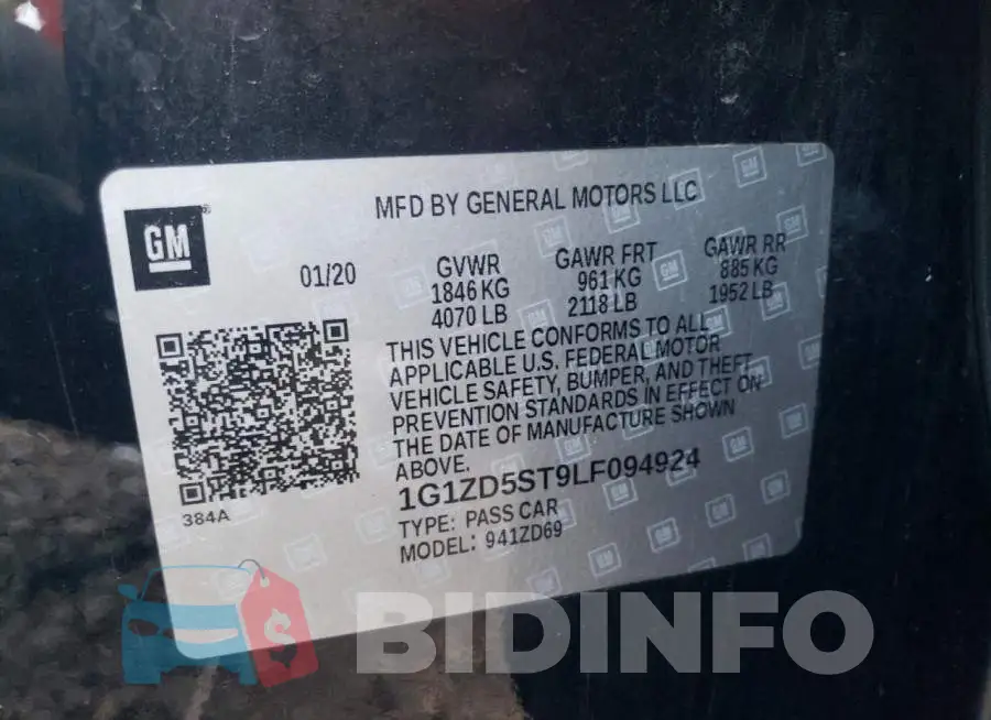 1G1ZD5ST9LF094924 Photo# 10