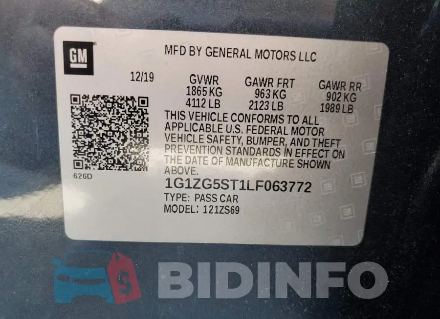 1G1ZG5ST1LF063772 Photo# 10