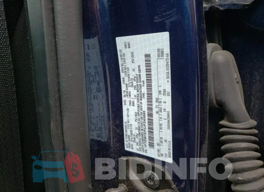 1FTEW1EP2JFD65889 Photo# 10