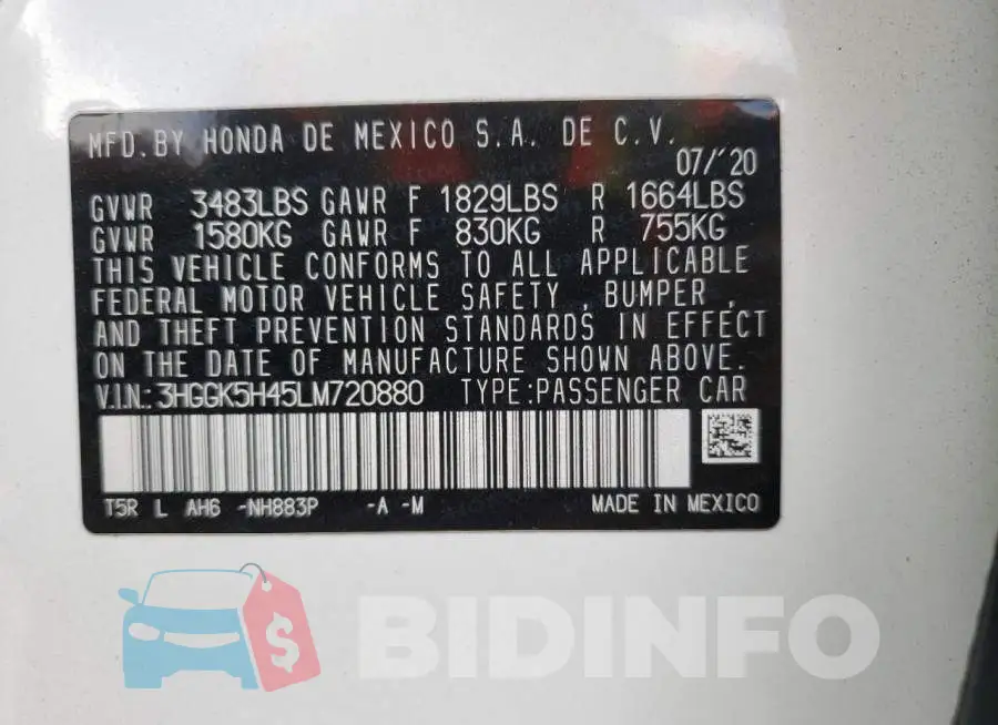 3HGGK5H45LM720880 Photo# 10