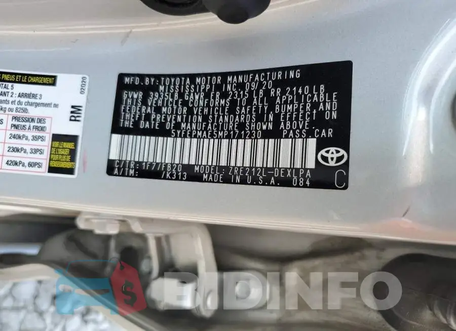 5YFEPMAE5MP171230 Photo# 10