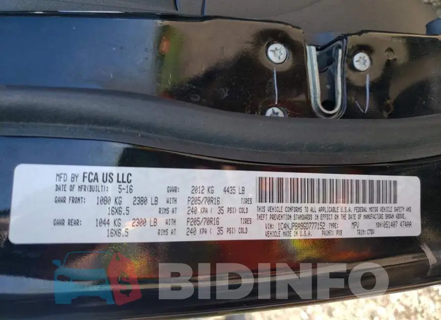 1C4NJPBA9GD777152 Photo# 10