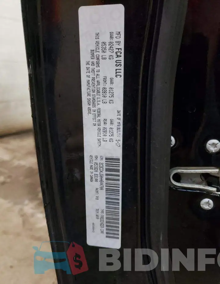 2C3CDXJG0HH644700 Photo# 10