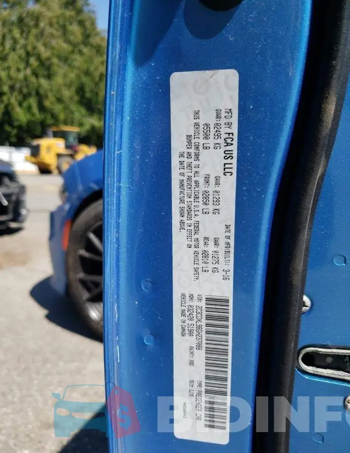 2C3CDXL98GH237088 Photo# 10