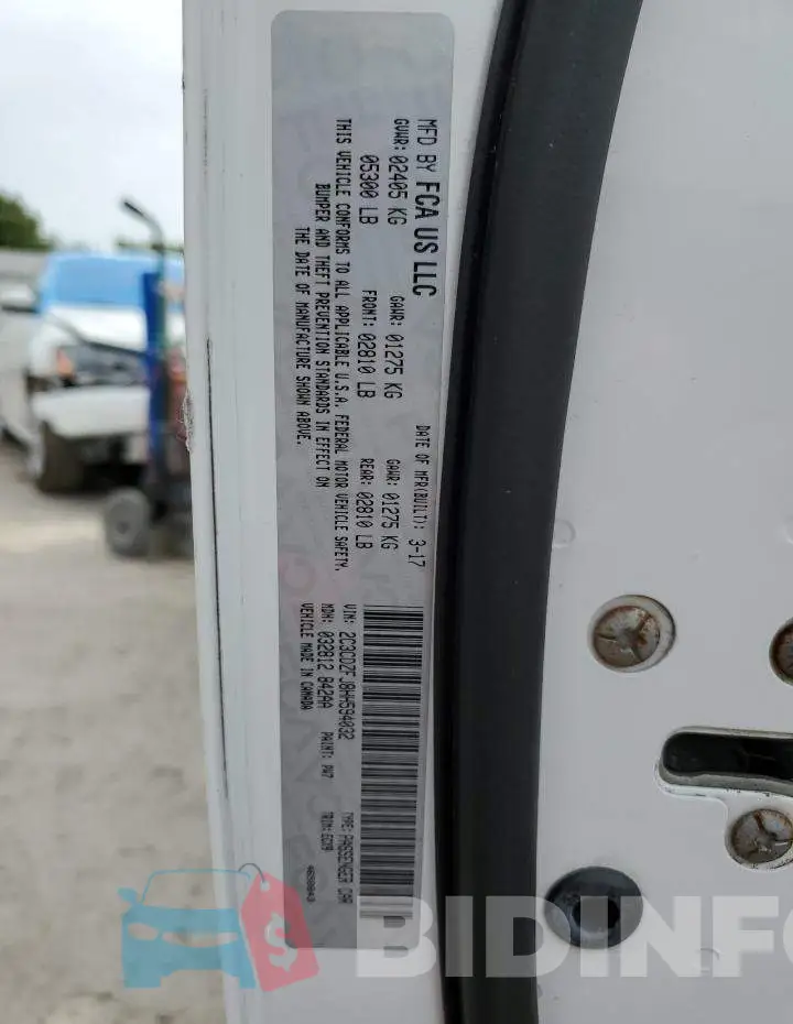 2C3CDZFJ8HH594032 Photo# 10