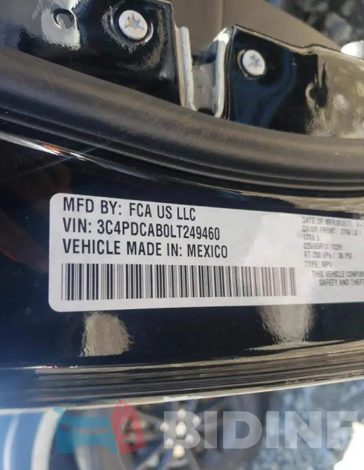 3C4PDCAB0LT249460 Photo# 10