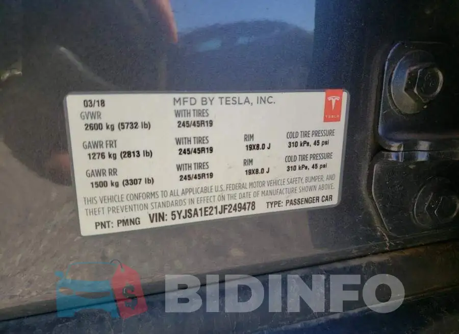 5YJSA1E21JF249478 Photo# 10