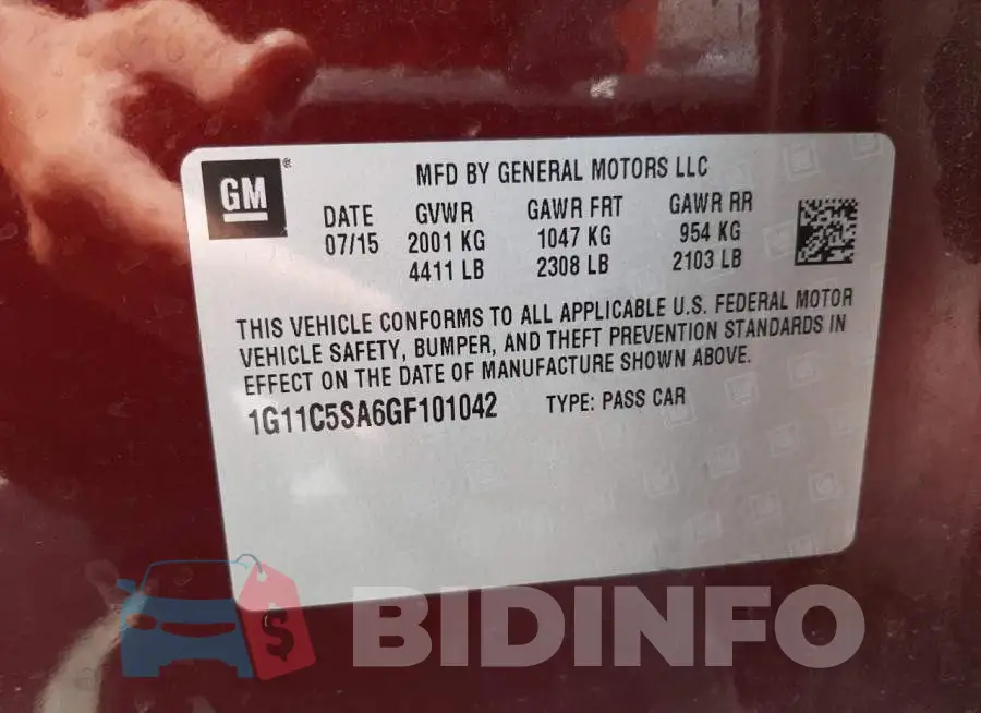 1G11C5SA6GF101042 Photo# 10