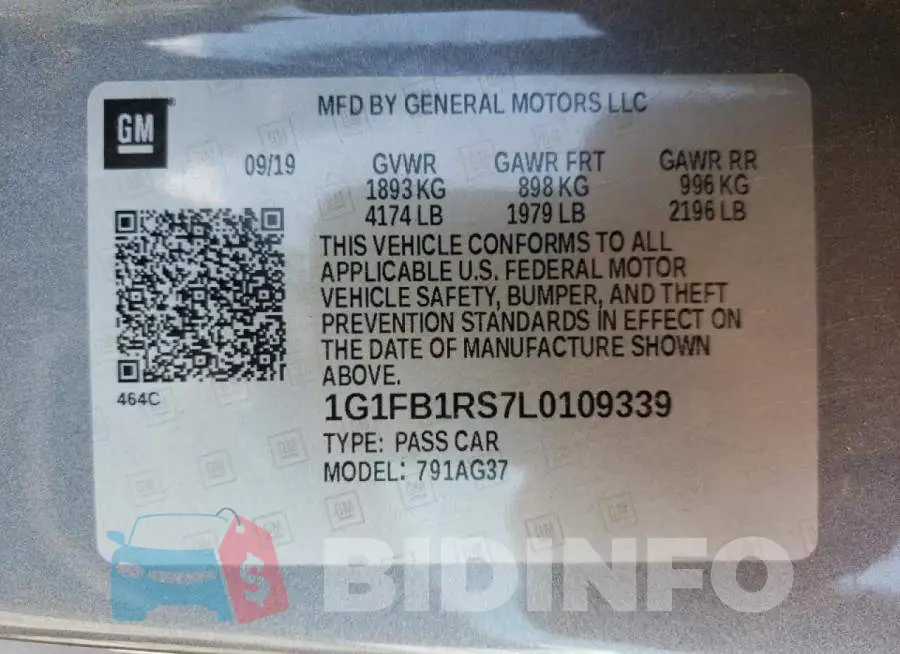 1G1FB1RS7L0109339 Photo# 10