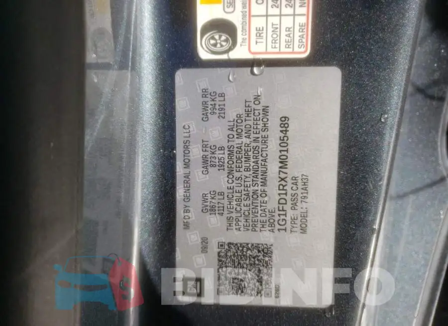 1G1FD1RX7M0105489 Photo# 10