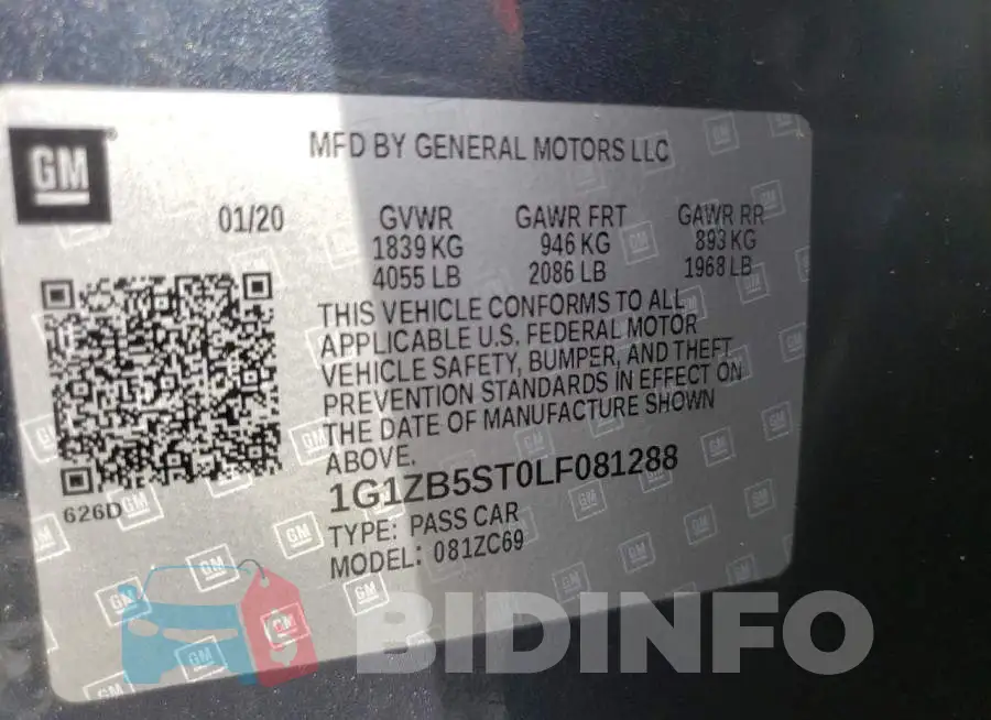 1G1ZB5ST0LF081288 Photo# 10