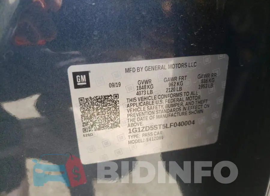 1G1ZD5ST5LF040004 Photo# 10