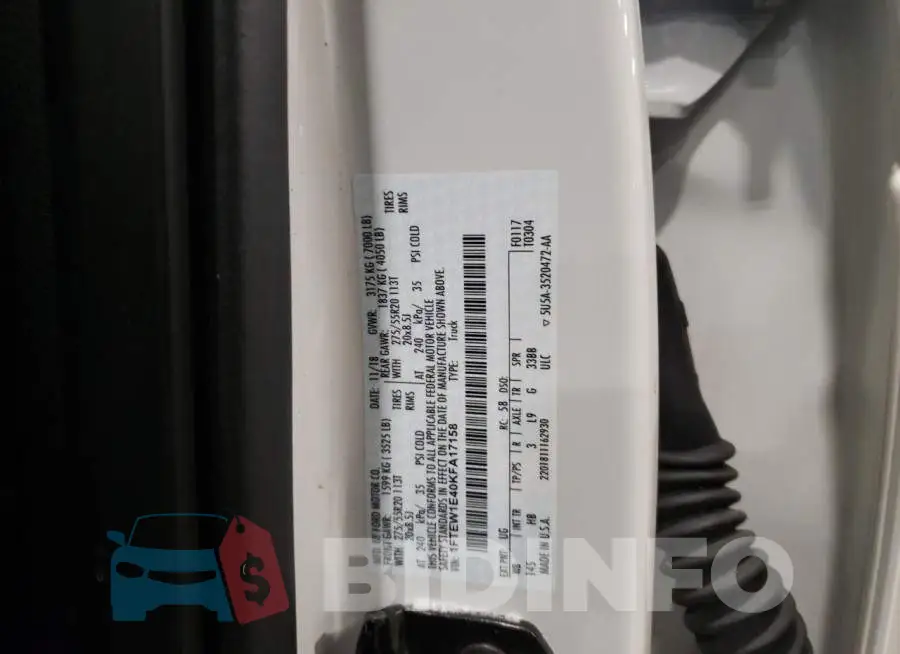 1FTEW1E40KFA17158 Photo# 10