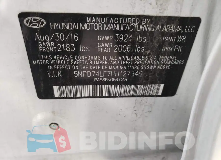 5NPD74LF7HH127346 Photo# 10