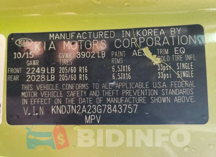KNDJN2A23G7843757 Photo# 10