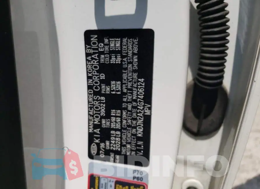 KNDJN2A24G7406124 Photo# 10
