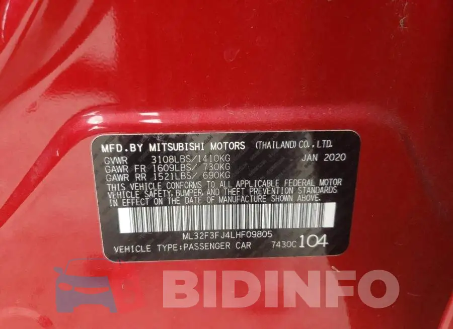 ML32F3FJ4LHF09805 Photo# 10