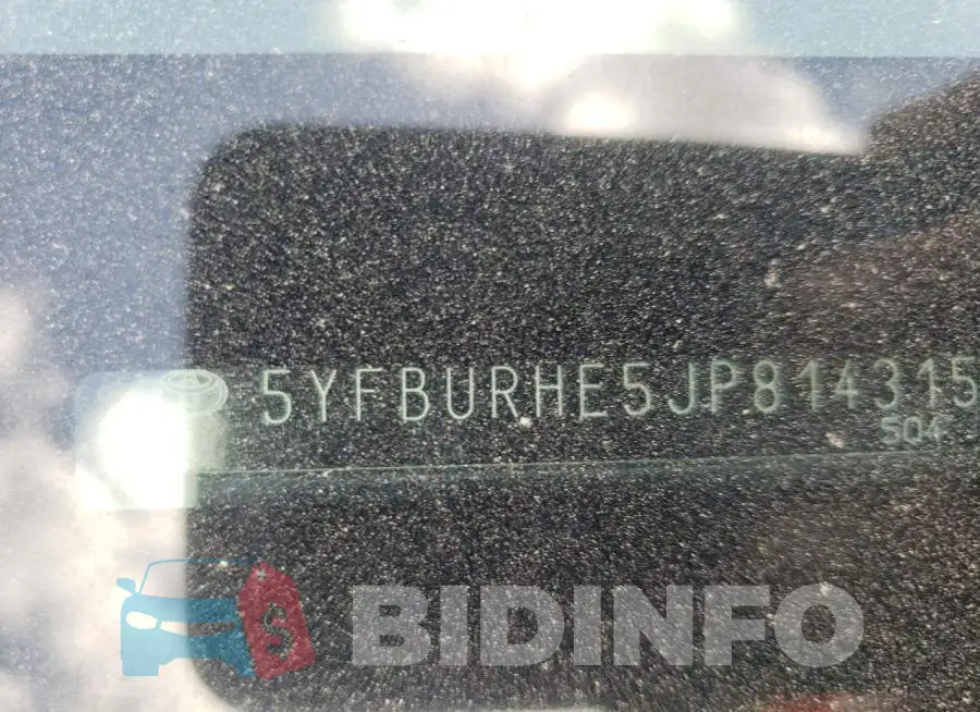 5YFBURHE5JP814315 Photo# 9