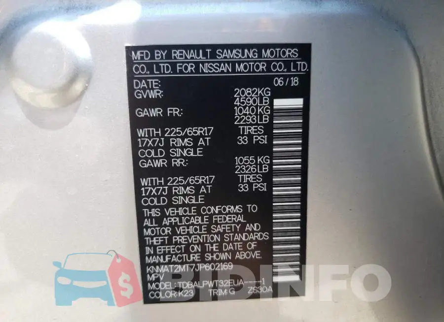 KNMAT2MT7JP602169 Photo# 10