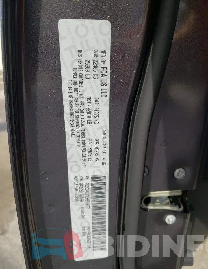 2C3CDXCT9GH251657 Photo# 10