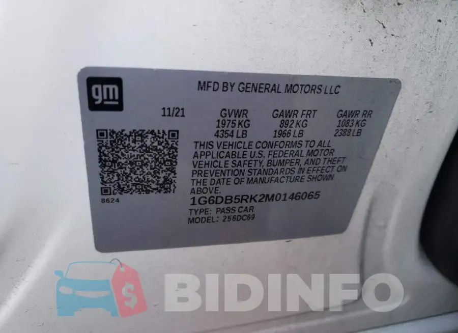 1G6DB5RK2M0146065 Photo# 10