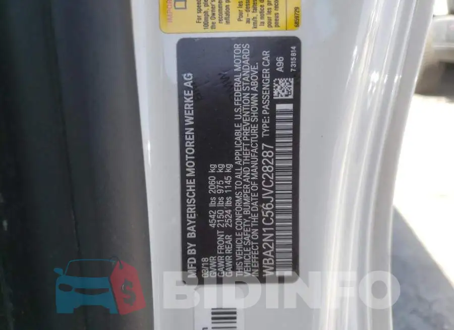 WBA2N1C56JVC28287 Photo# 10