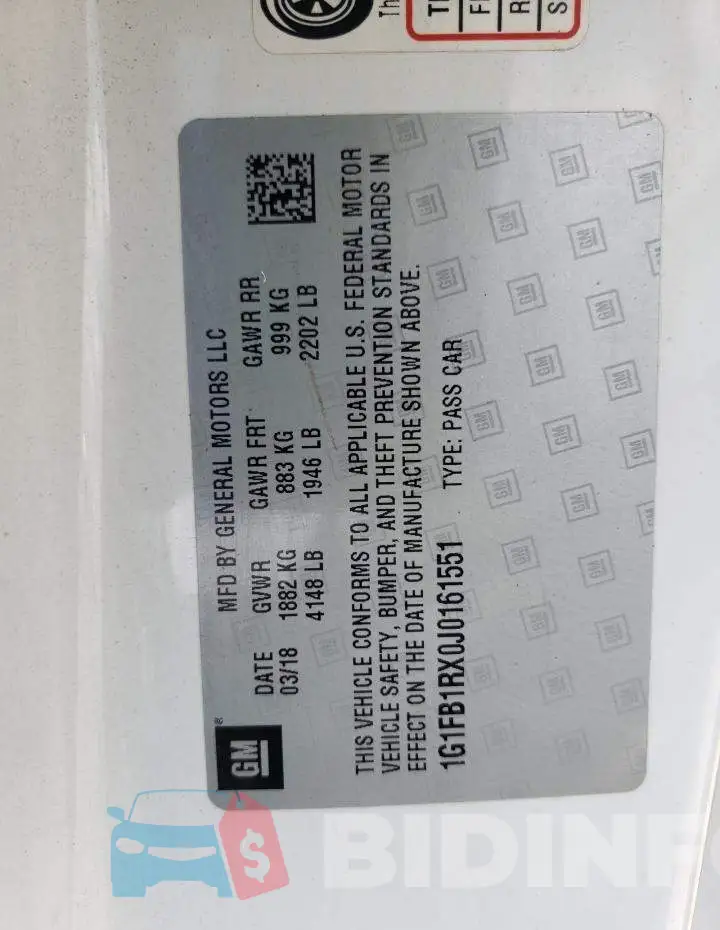 1G1FB1RX0J0161551 Photo# 10