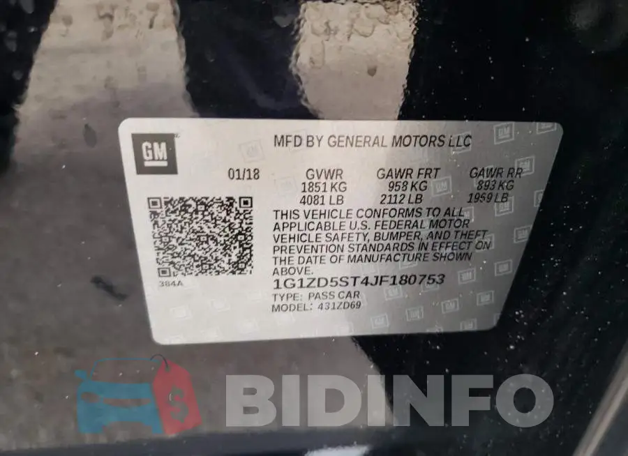 1G1ZD5ST4JF180753 Photo# 10